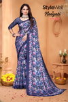 Neeyati By Stylewell Satin Georgette Designer Sarees Wholesale In India
